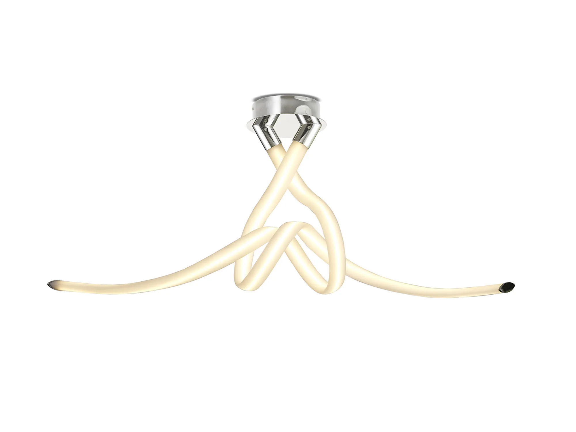 Armonia Polished Chrome Ceiling Lights Mantra Semi Flush Fittings